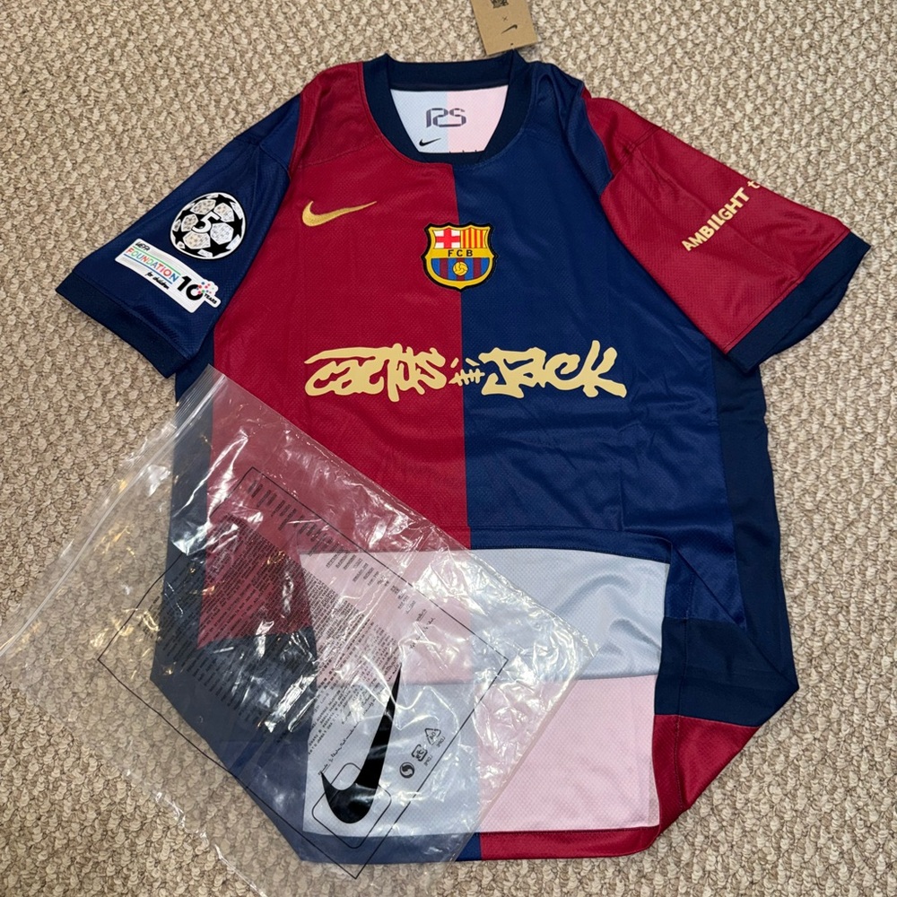 Nike Barcelona x travi scott limited edition jersey
